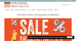 Desktop Screenshot of krause-homecompany.de