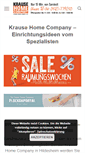 Mobile Screenshot of krause-homecompany.de